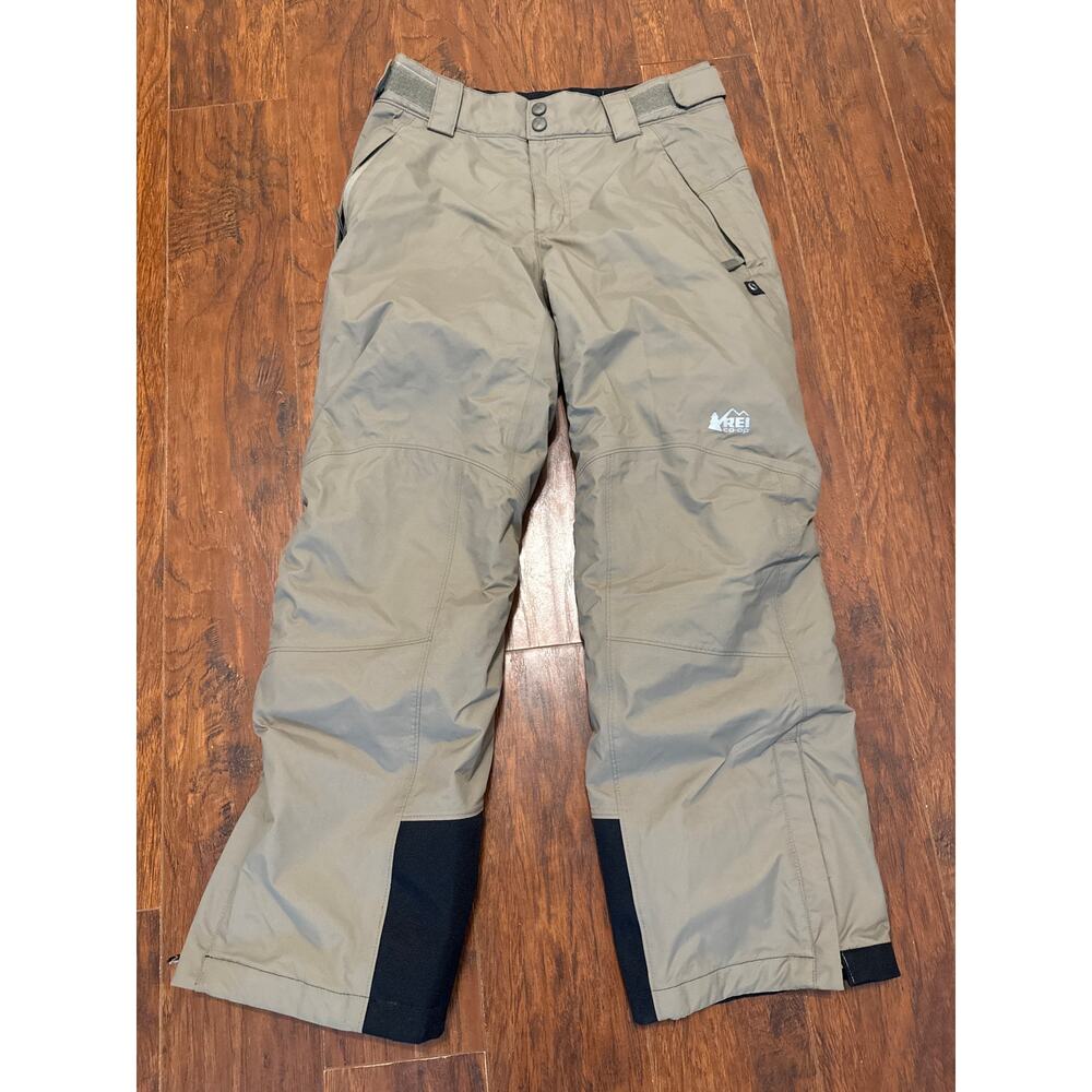 REI CO-OP Growth Spurt Fleece Lined Snowboard Ski Snow Pants Kids Medium 10/12